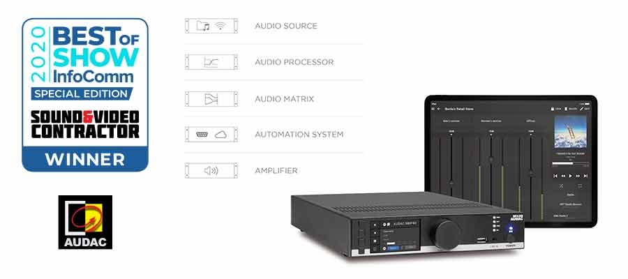AUDAC’s MFA Series Wins Future’s Best of Show Award, Presented by Sound & Video Contractor