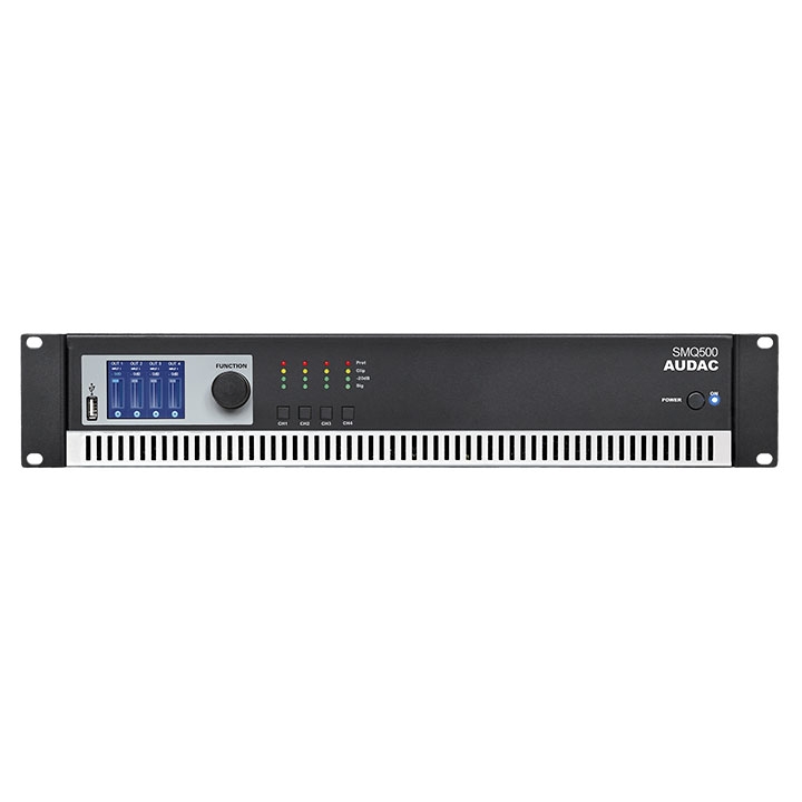 SMQ500 WaveDynamics™ quad-channel power amplifier 4 x 500W