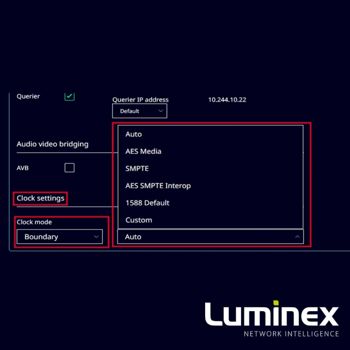 Boundary Clock Features Now Available