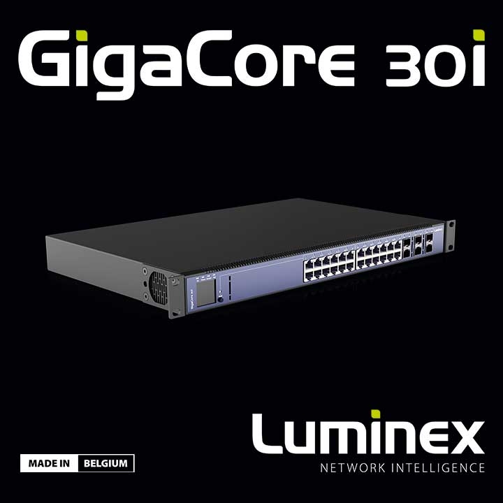 Luminex Presents the new GigaCore 30i at InfoComm