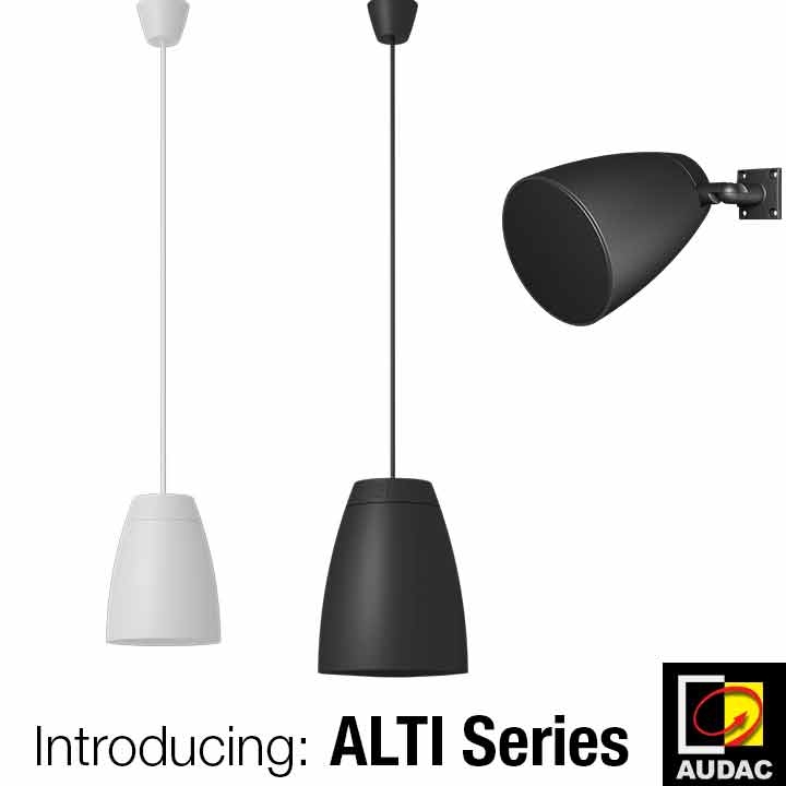 ALTI – Pendant loudspeakers Launch at InfoComm Connected