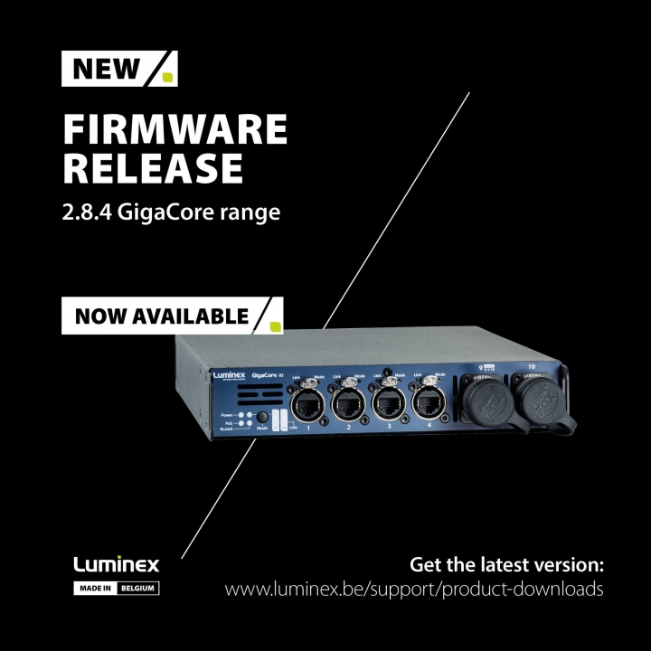 Important Luminex Updates: GigaCore v2.8.4