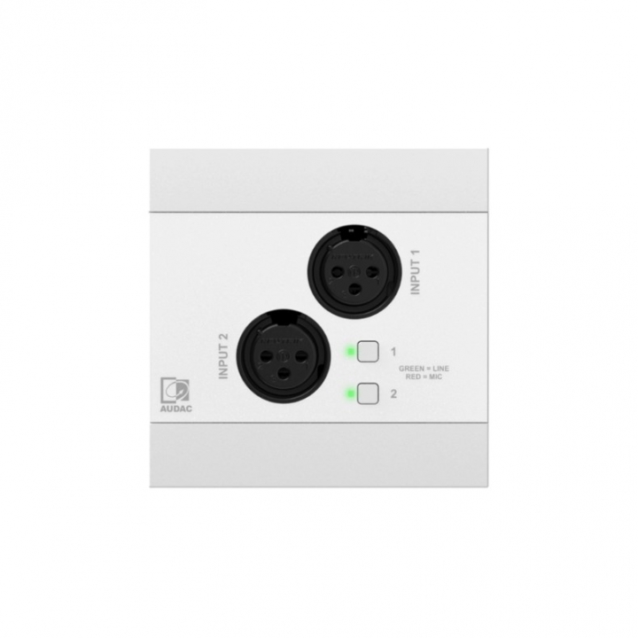 NWP220US Network input panel - 2 x XLR + BT (4 CH)