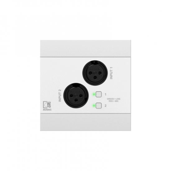 NWP220US Network input panel - 2 x XLR + BT (4 CH)